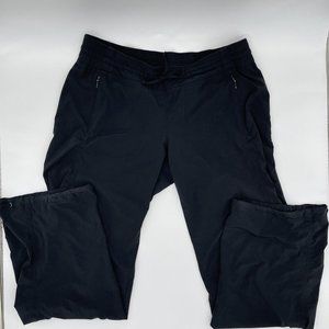 Athleta La Viva Pant Unlined Lightweight Joggers In Black Size 8P #964562